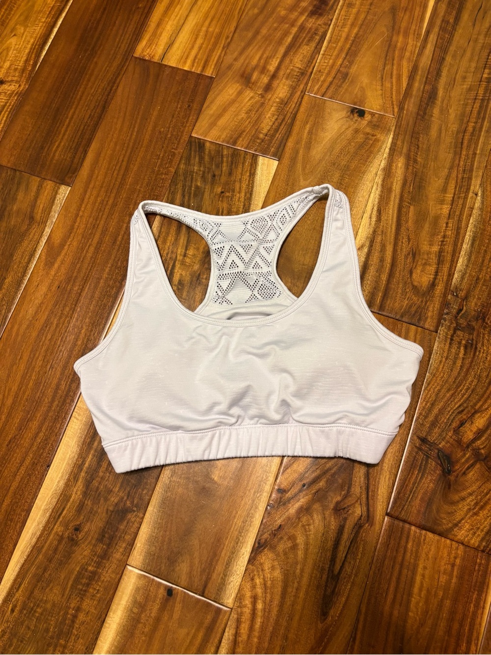 Zyia Women's White Racerback Sports Bra